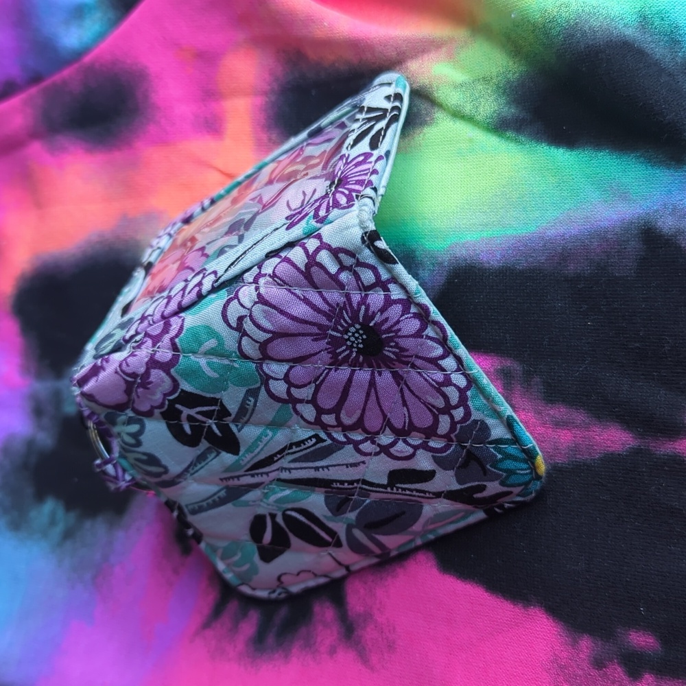 Vera Bradley Campus Double ID Wallet & Breakaway Lanyard Penelope's Garden